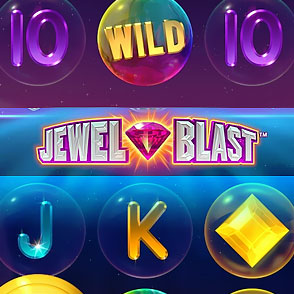 В Джойказино в азартный игровой слот Jewel Blast любитель азарта может играть в демо-режиме онлайн бесплатно
